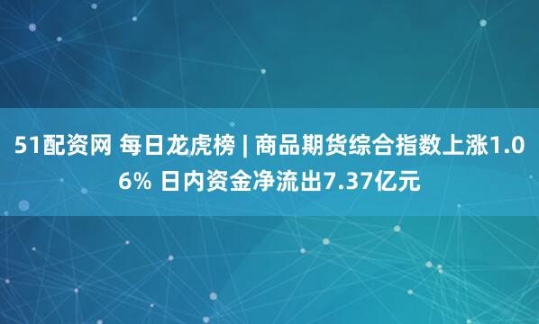 51配资网 每日龙虎榜 | 商品期货综合指数上涨1.06% 日内资金净流出7.37亿元